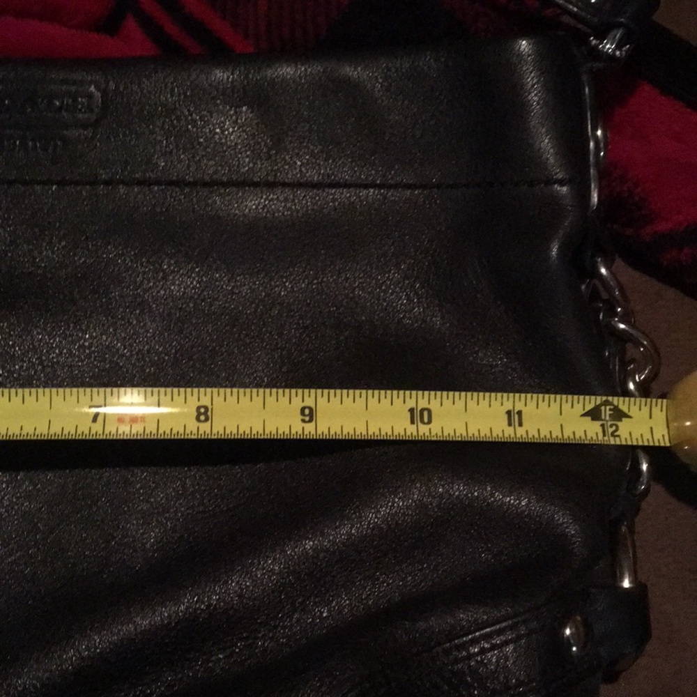 Coach Black Leather Handbag - Picture 10 of 12